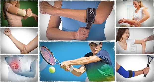 What are some treatments for tennis elbow?